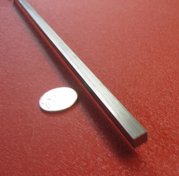 1018 Steel Square Bar, 1/4″ Thick x 1/4″ Wide x 24″ Length, 6 Units, 12 Ft