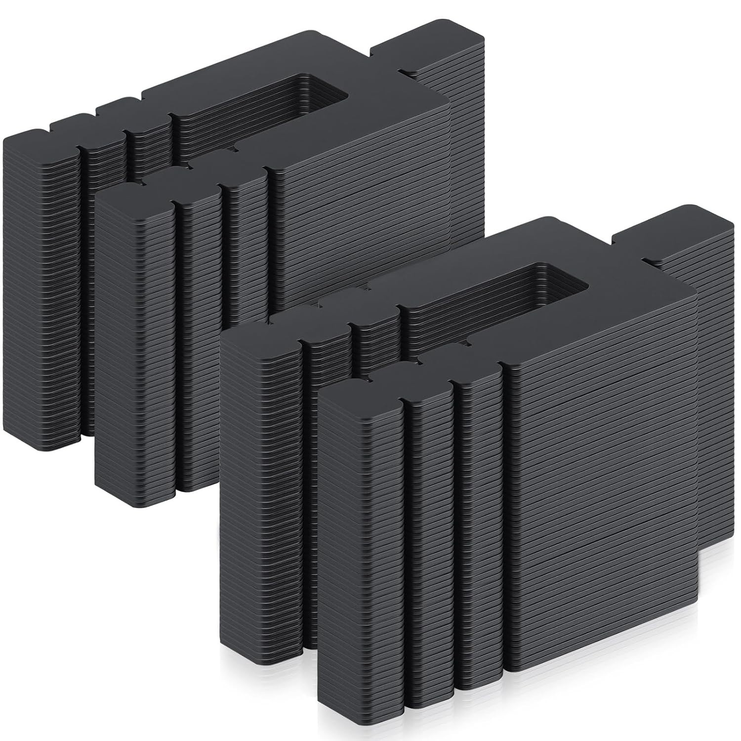 500 Pcs Stackable Black Plastic Shims – 1/16″ x 3-1/2″ for Doors & Windows