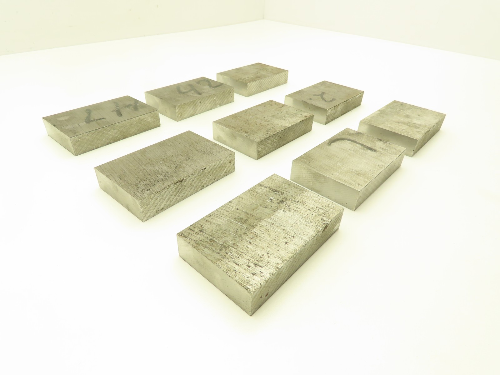 4140/4142 PH Alloy Steel Flat Bar Stock 5/8″x 2″x 3″L Lot of 9 Blocks