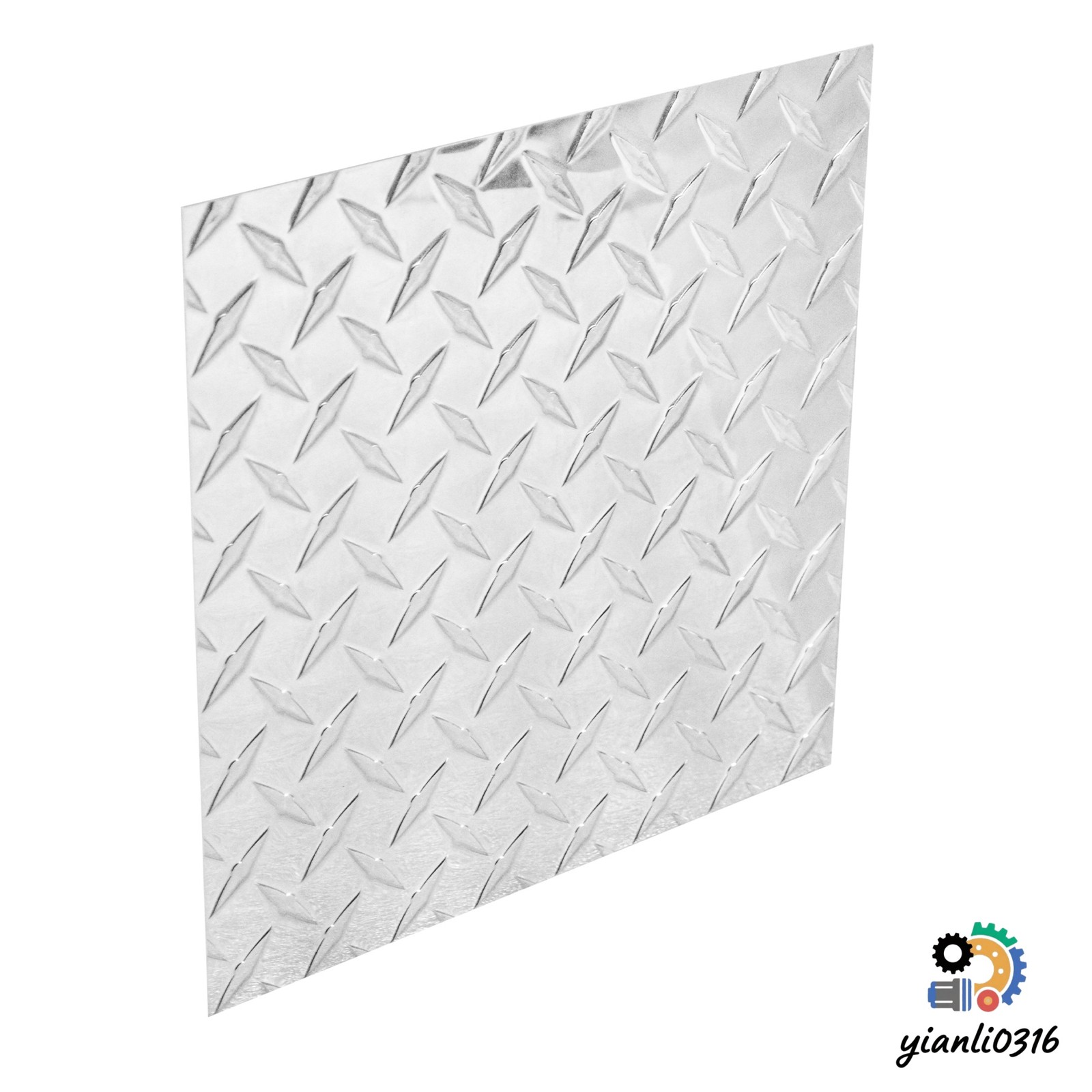 10.63×10.63″ Diamond Tread Aluminum Plate Durable