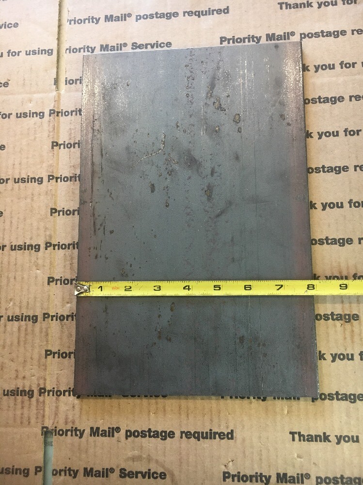 4 PCS 1/4 Flat Steel Plate 8″ X 12″ Bracing Welding Supports Industrial Machine