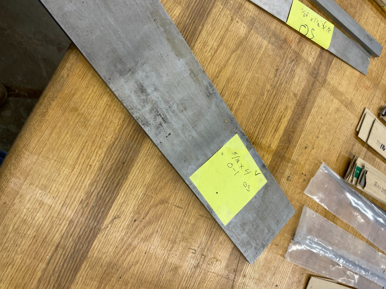 5/16″ x 4″ x 18″ OVERSIZE oil hardening tool steel flat stock