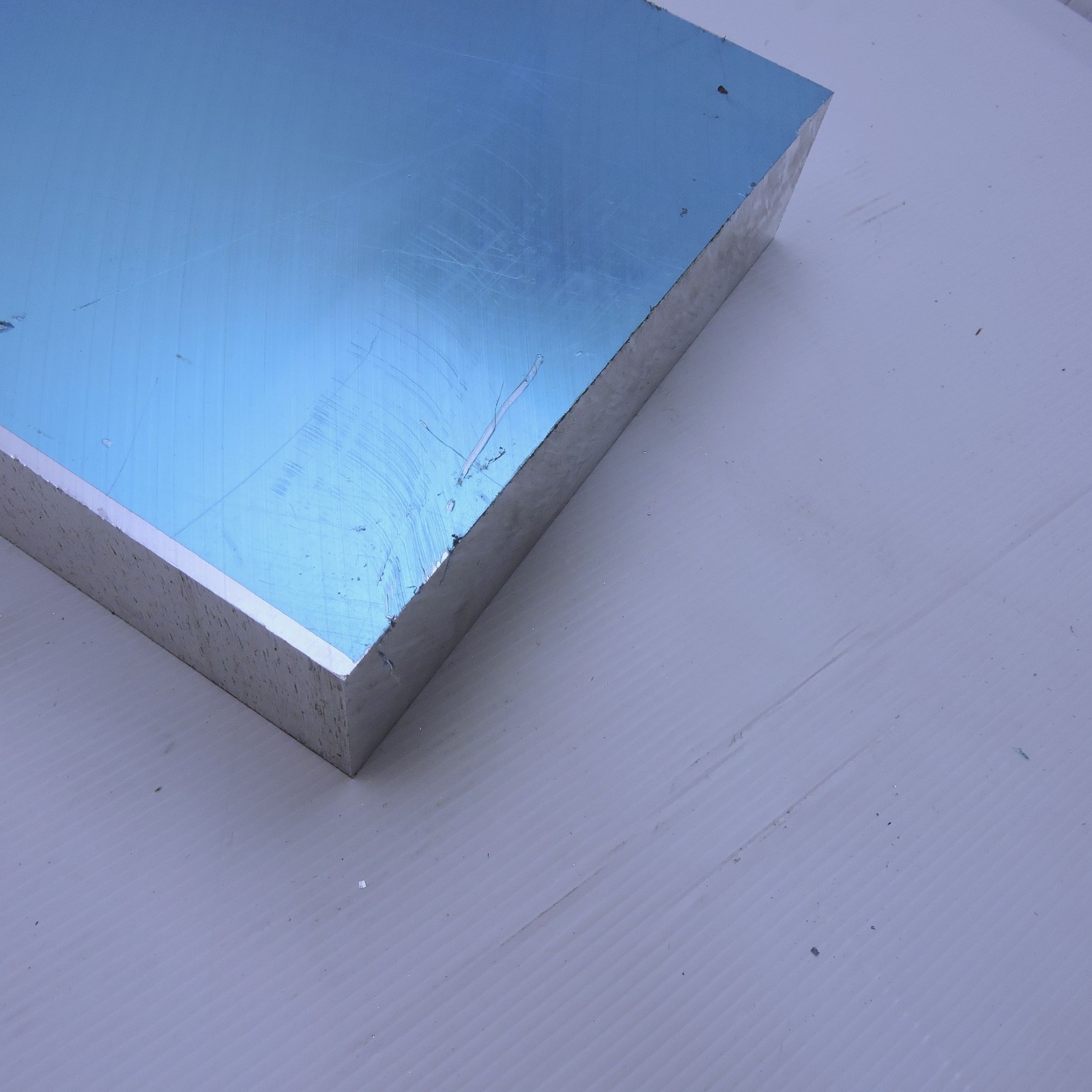 2.5″ thick 2 1/2 Precision CAST Aluminum PLATE 7.375″ x 24.125″ Long sku 107124