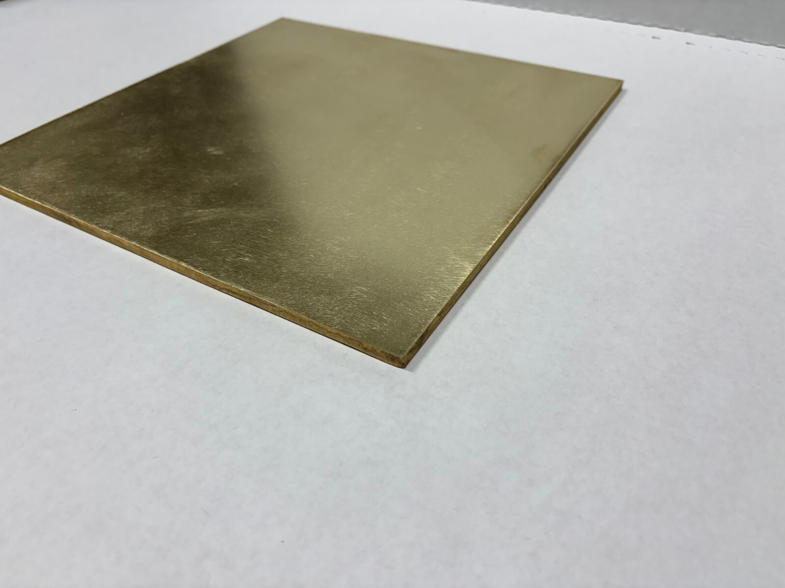 1/4″ Brass Alloy 260 Square Sheet Plate 8″X 8″ Flat Bar (.25″)