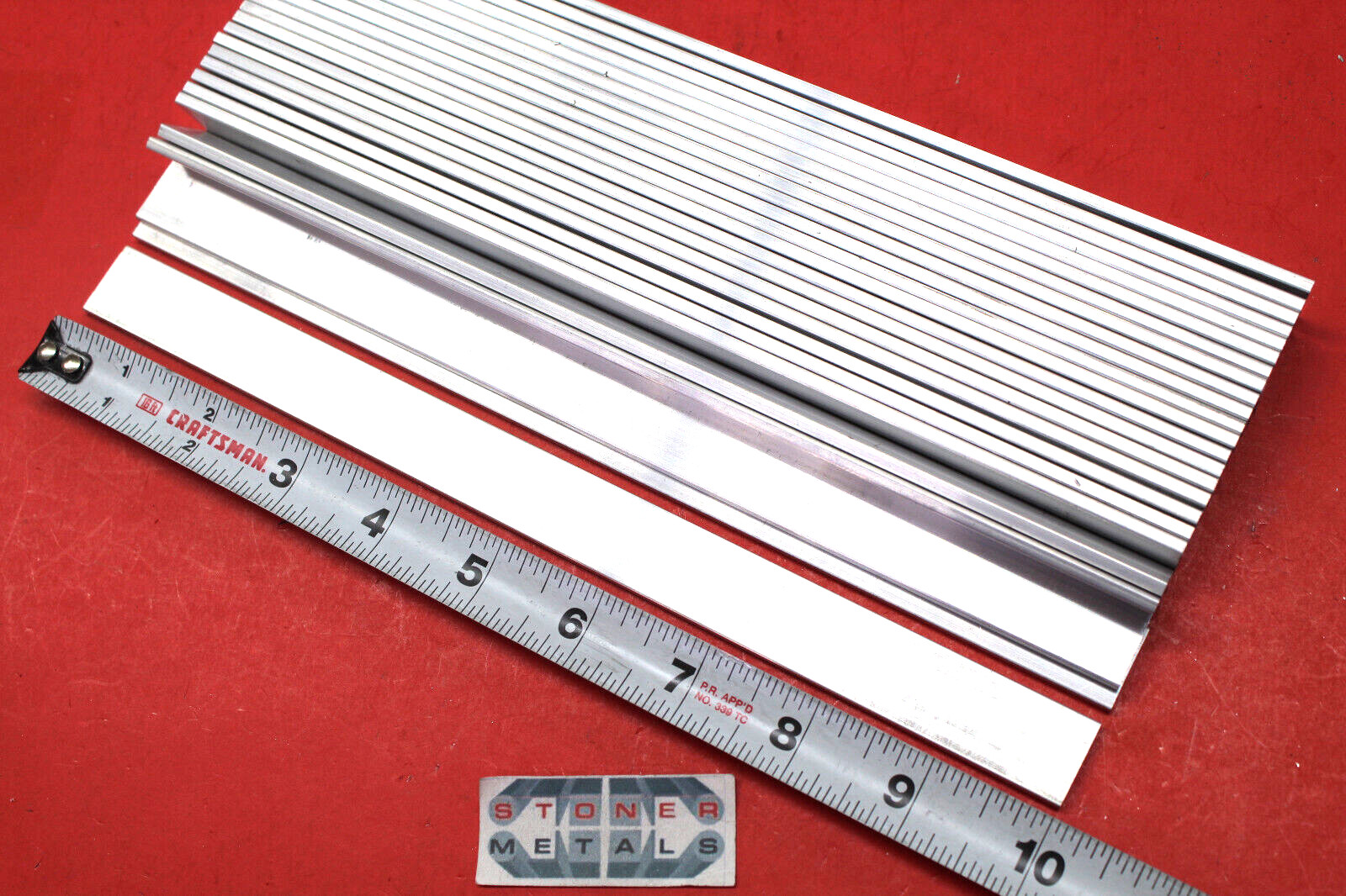 24 Pieces 1/8″ X 3/4″ ALUMINUM FLAT BAR 10″ long 6063 T52 New Mill Stock