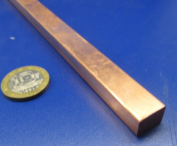 182 Copper Bar 3/8″ Thick x 1/2″ Wide x 6 Foot Length