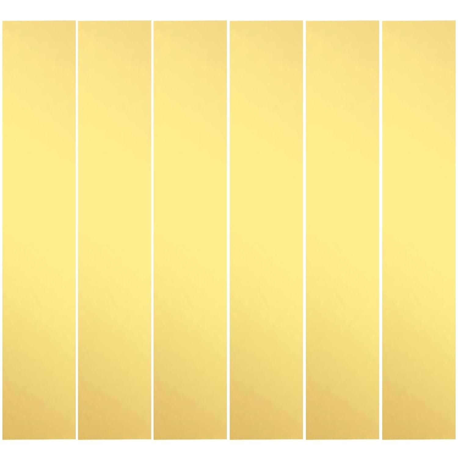 Brass Strip Shim Stock Assortment 1″x6″ 6pcs 0.002″-0.016″ Thickness