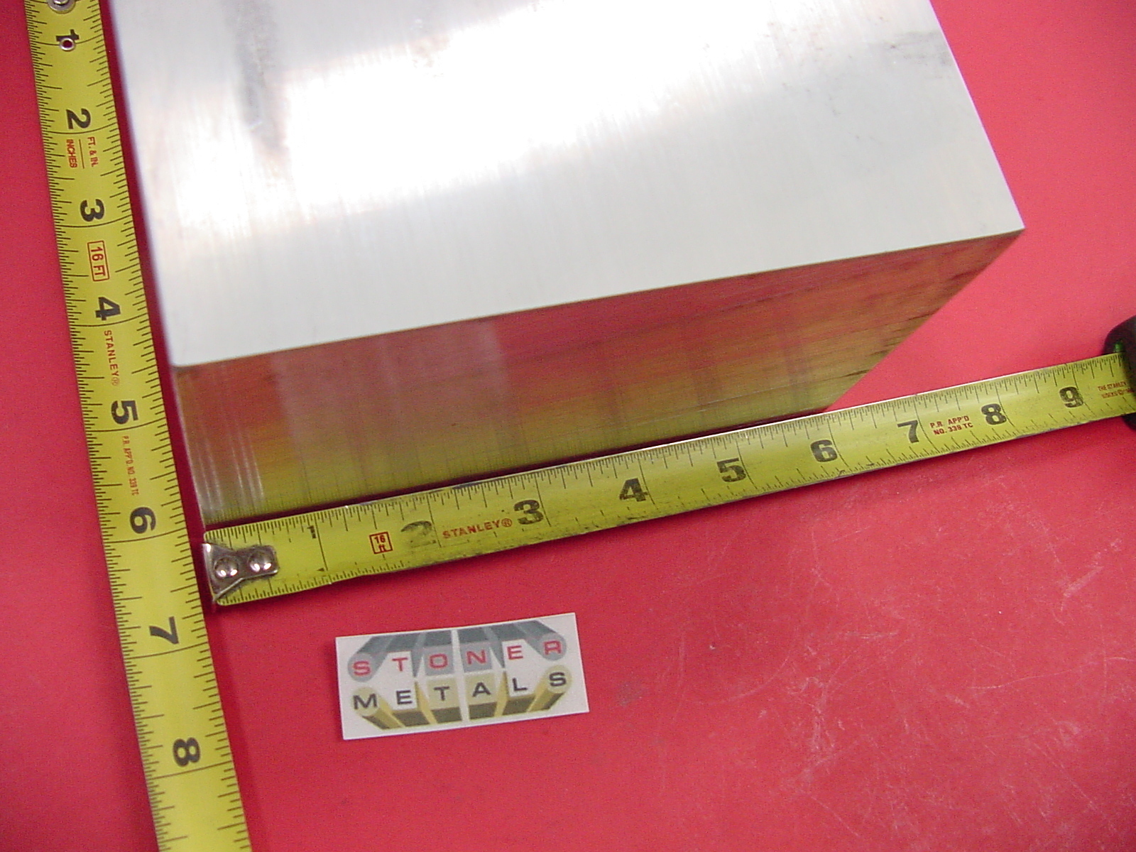 4″ X 6″ ALUMINUM 6061 FLAT BAR 6″ long SOLID T6511 Extruded Mill Stock Cut New