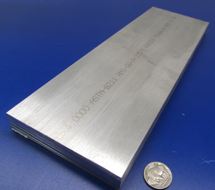 2024 T351 Aluminum Bar, 3/4″ (.750″) Thick x 4.0″ Wide x 12″ Length