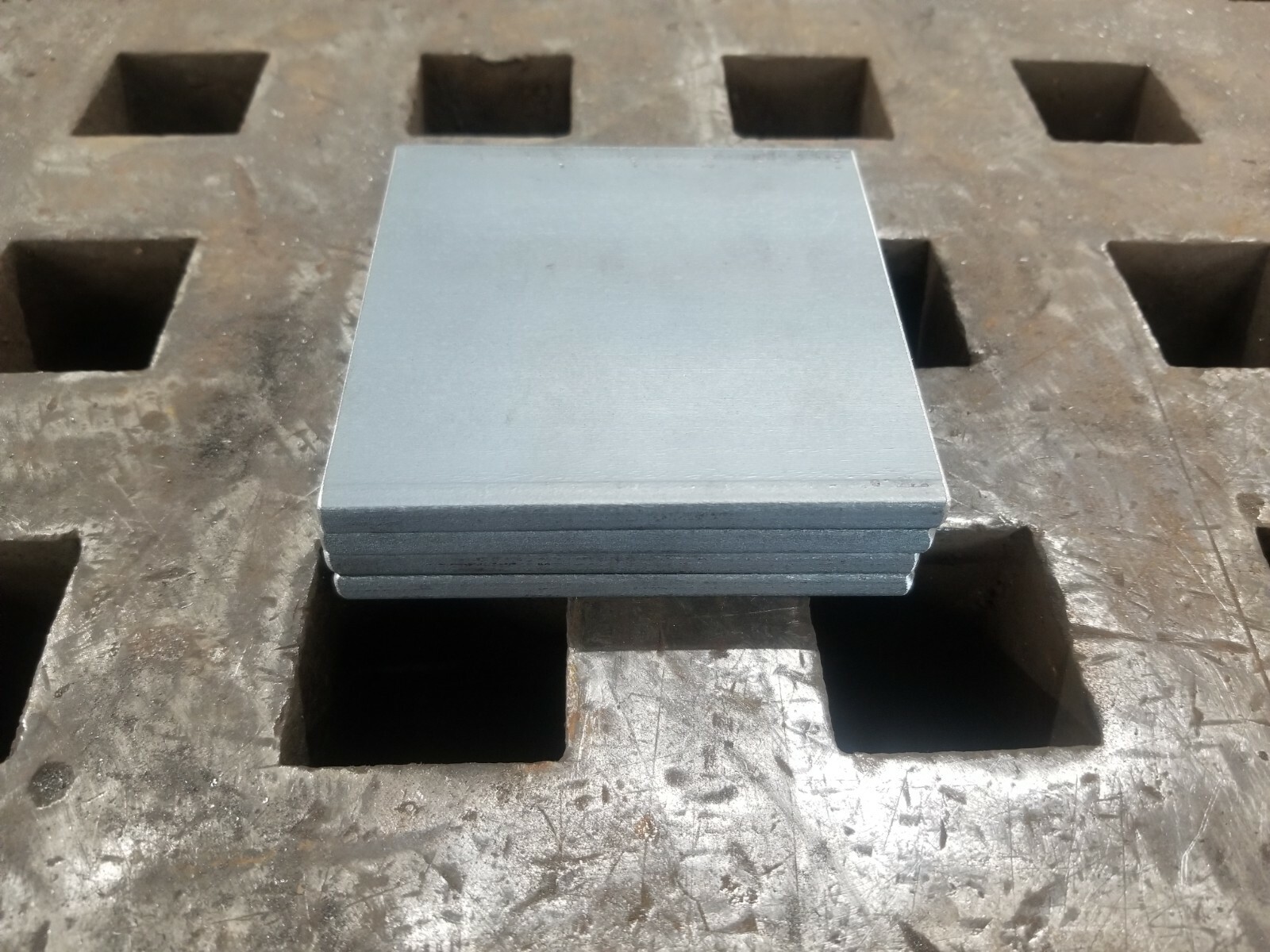 1/4″ Steel Plate 4″ x 4″ Flat Bar A36, 4 PIECES