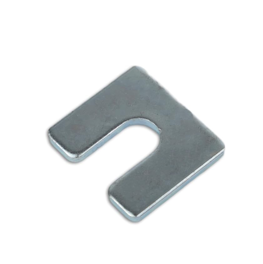 10 PCS 1/8 Inch Steel Shim Stock 3/8 Inch Slot Width Alignment Hardware