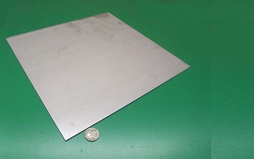 321 Weldable Stainless Steel Sheet, .080″ Thick x 12″ Wide x 12″ Length