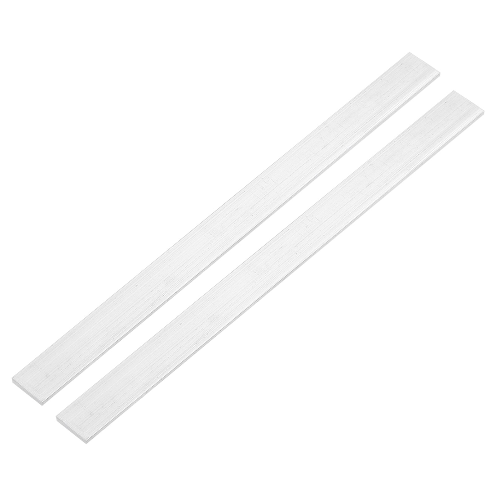 2Pcs Square 6063 Aluminum Flat Bar 3/32″ Thickness 1″ Width 12″ Length