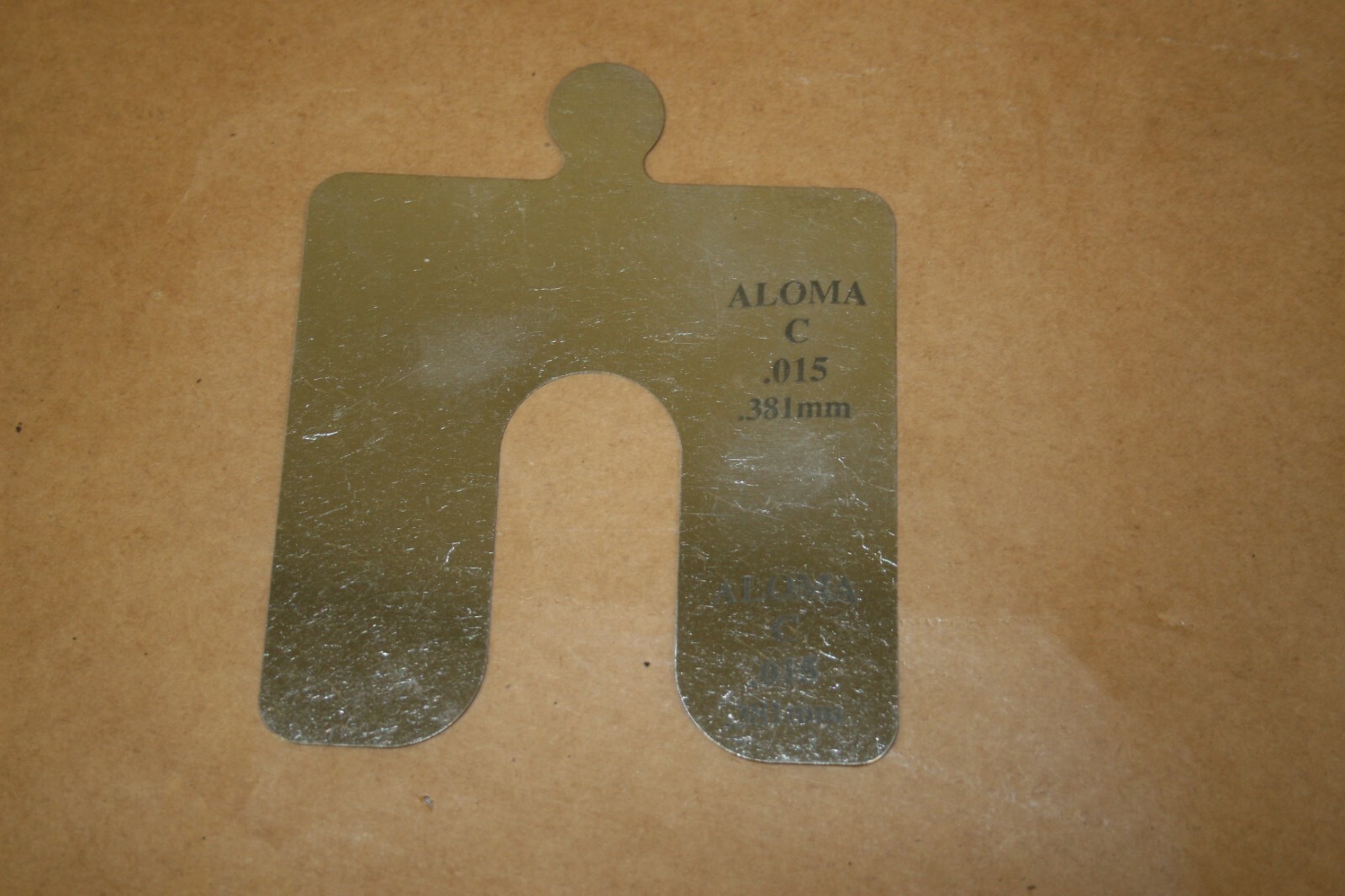 Aloma Shim and Manufacturing “C” Shim Set for up to 1 1/8″ Bolt, .015, .381mm