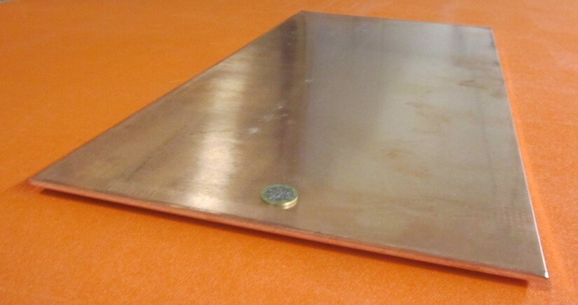 110 Copper Sheet Soft Annealed .187″ Thick x 12.0″ Wide x 24.0″ Length