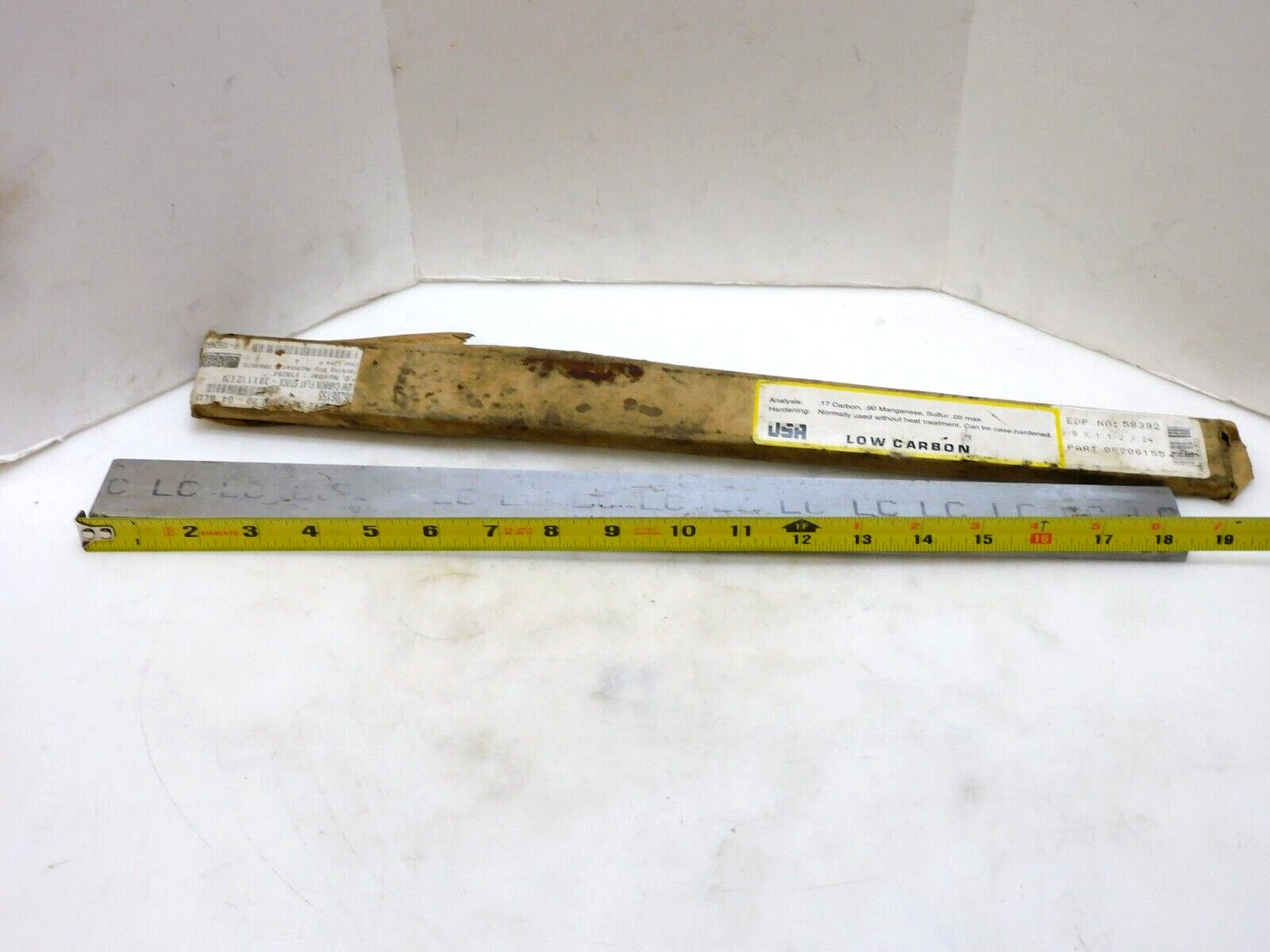 USA LOW CARBON FLAT STOCK 58392 3/8″ X 1-1/2″ X 18-1/2″