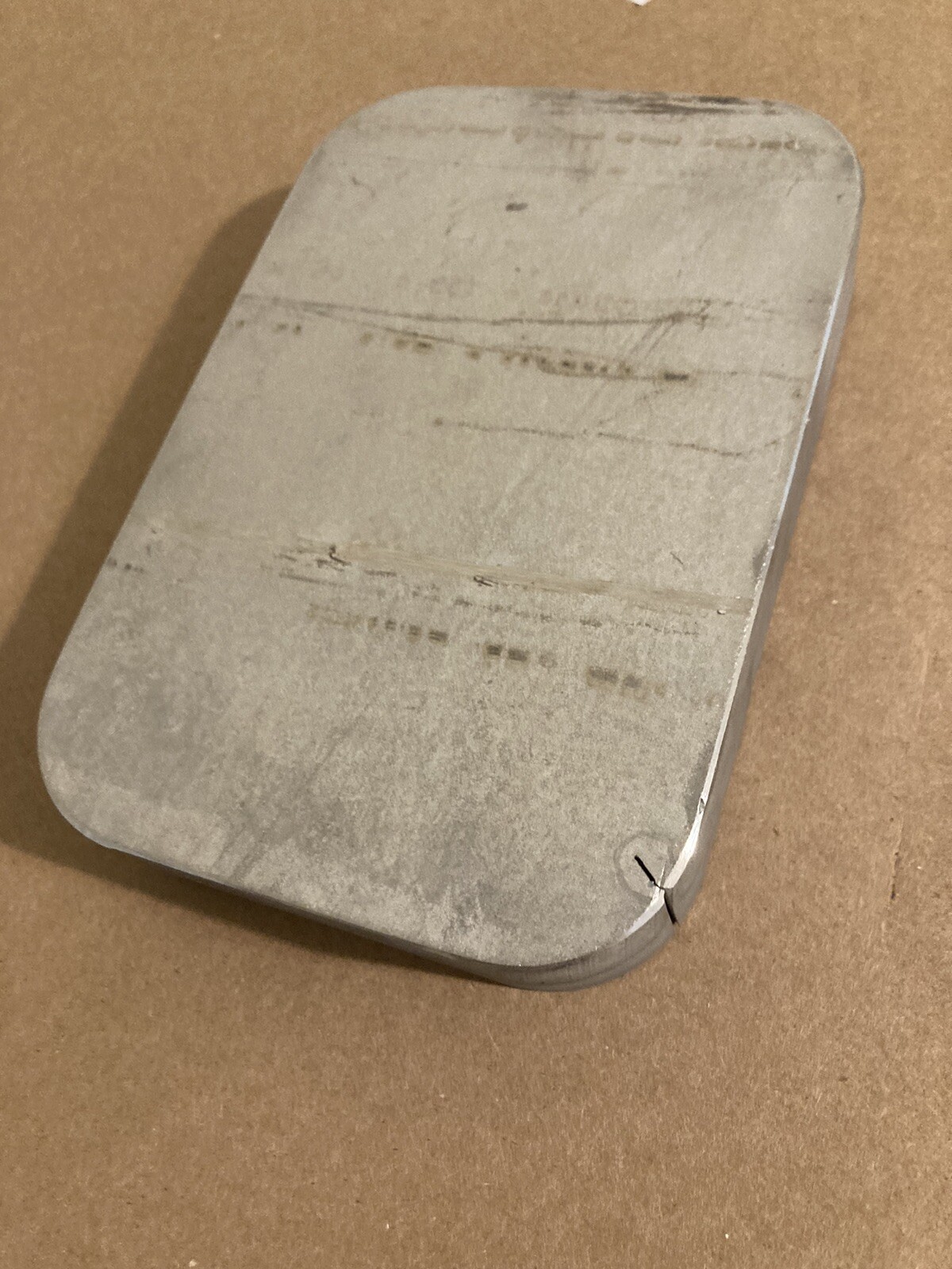 4″x6″ Stainless Steel Plate 1″ thick, 4x6x1 Press Plate