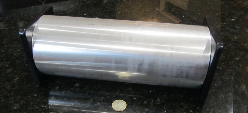 1100 Aluminum Foil (O) .002″ Thick x 12″ Wide x 250 Feet Long Roll
