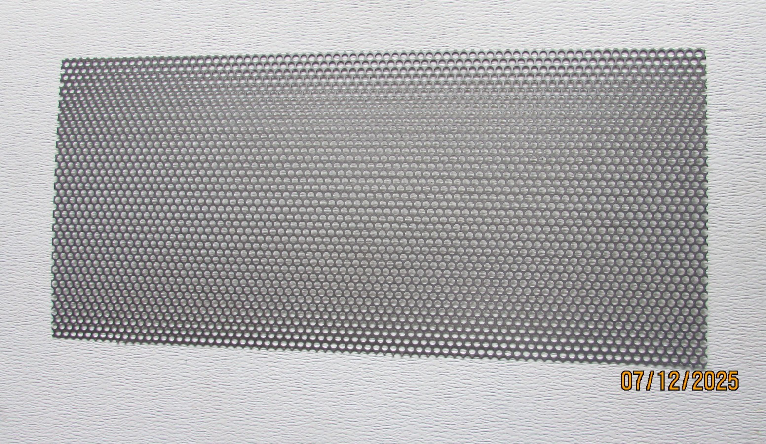1/4″ HOLES–16 GA.-(0598)-304 STAINLESS STEEL PERFORATED SHEET- 12″ X 24″