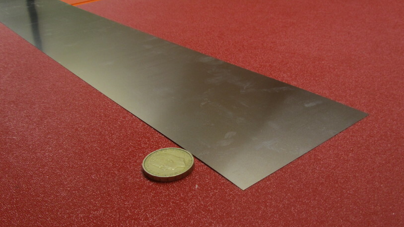 301 Stainless Steel Sheet Shim, .025″ (+/-.0010″) x 4.0″ Width x 5 Foot Length