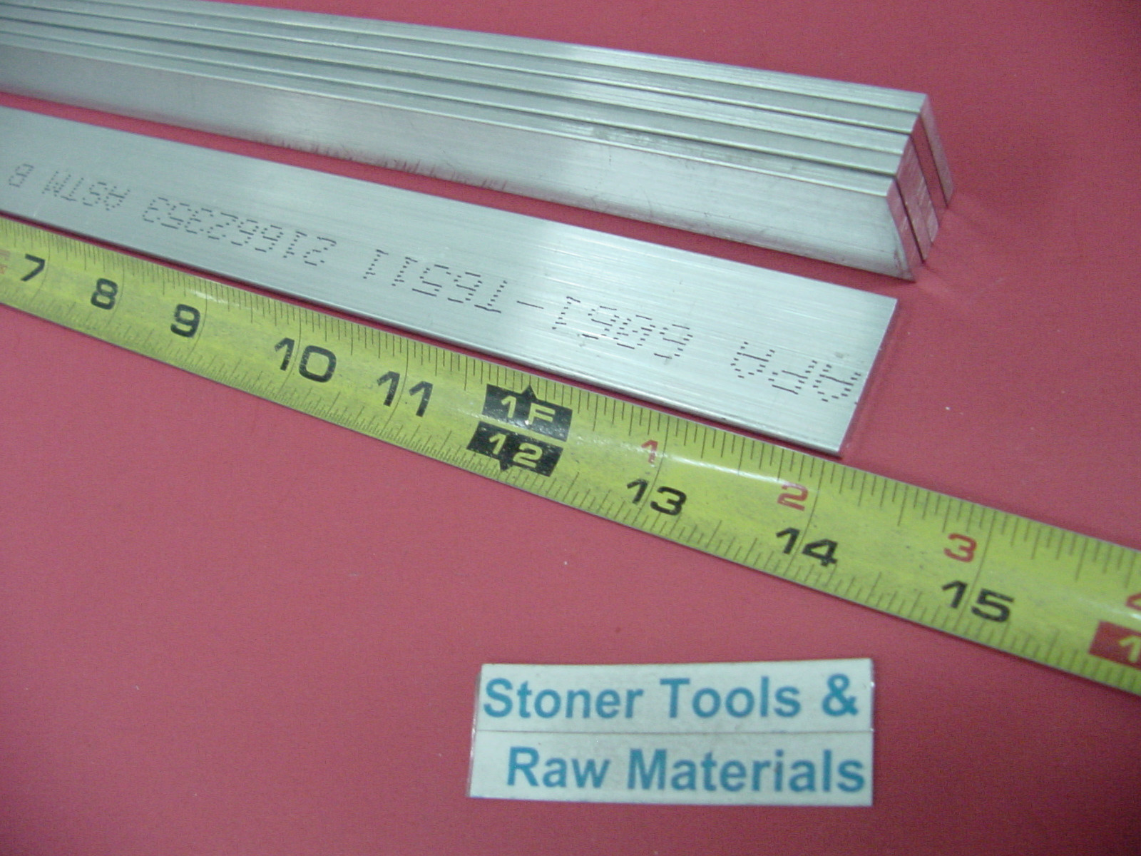 6 Pieces 1/8″ X 1″ ALUMINUM FLAT BAR 14″ long 6061 T6511 New Extruded Mill Stock