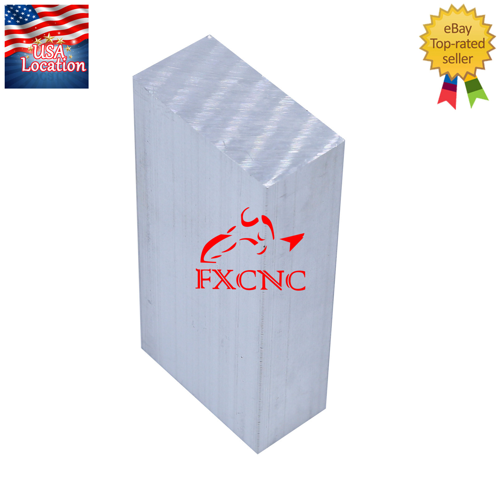 T6061 Aluminum Flat Plate Sheet Flat Length 100mm Width 50mm Thickness 25mm