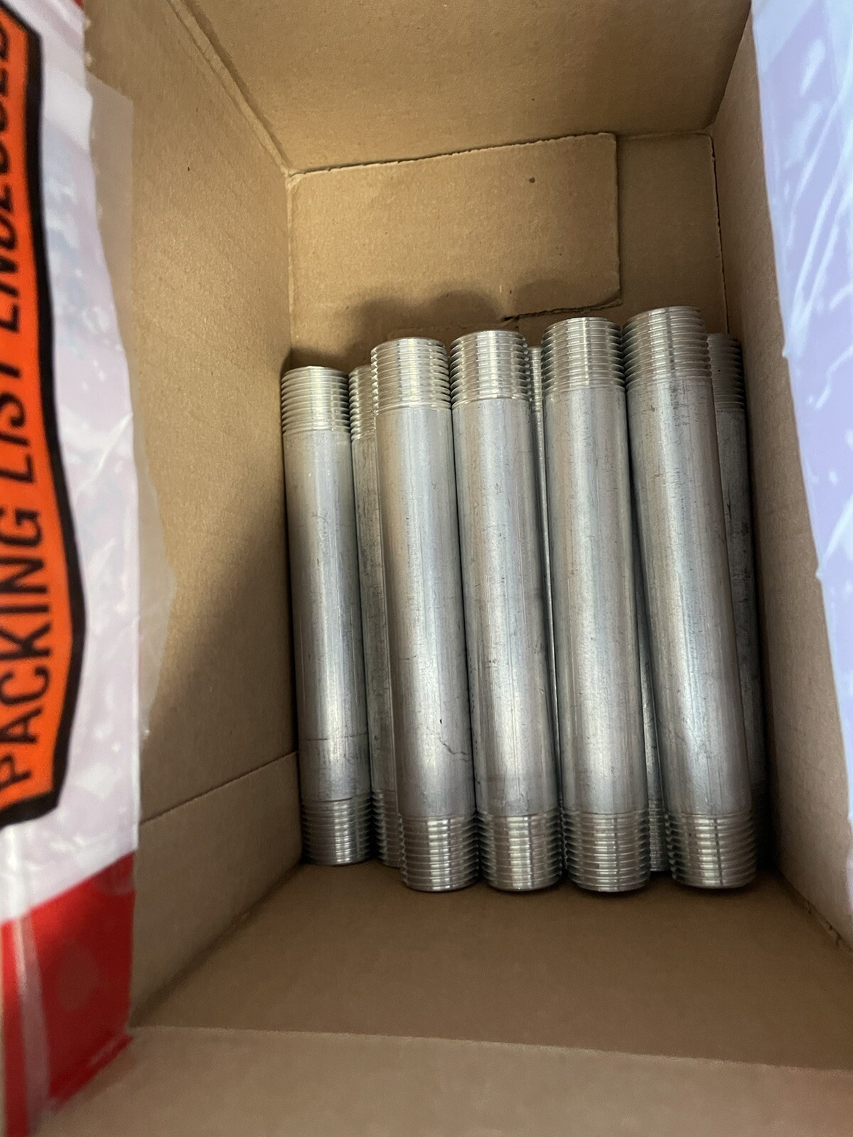 Box of 10 1/2X5-1/2″ 6061 Aluminum Nipples