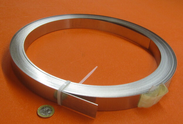 301 Stainless Steel Sheet Shim, .010″ (+/-.0007″) x 1.0 x 100 Foot Length