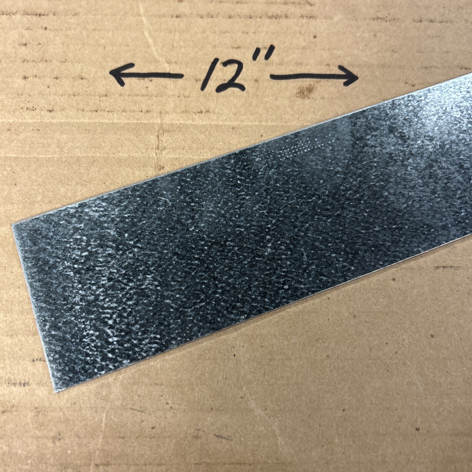 16 Gauge (.060” Thick) Galvanized Steel Sheet Metal – 2.5” x 12” – New
