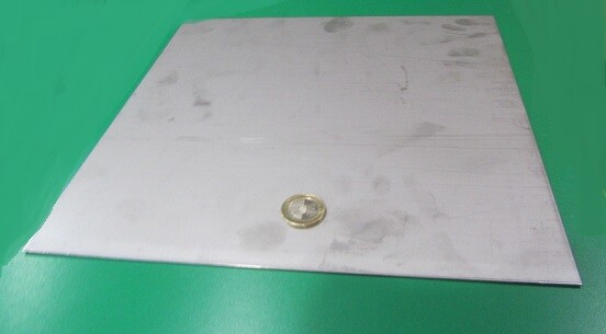 321 Weldable Stainless Steel Sheet, .050″ Thick x 12″ Wide x 12″ Length, 1 Unit