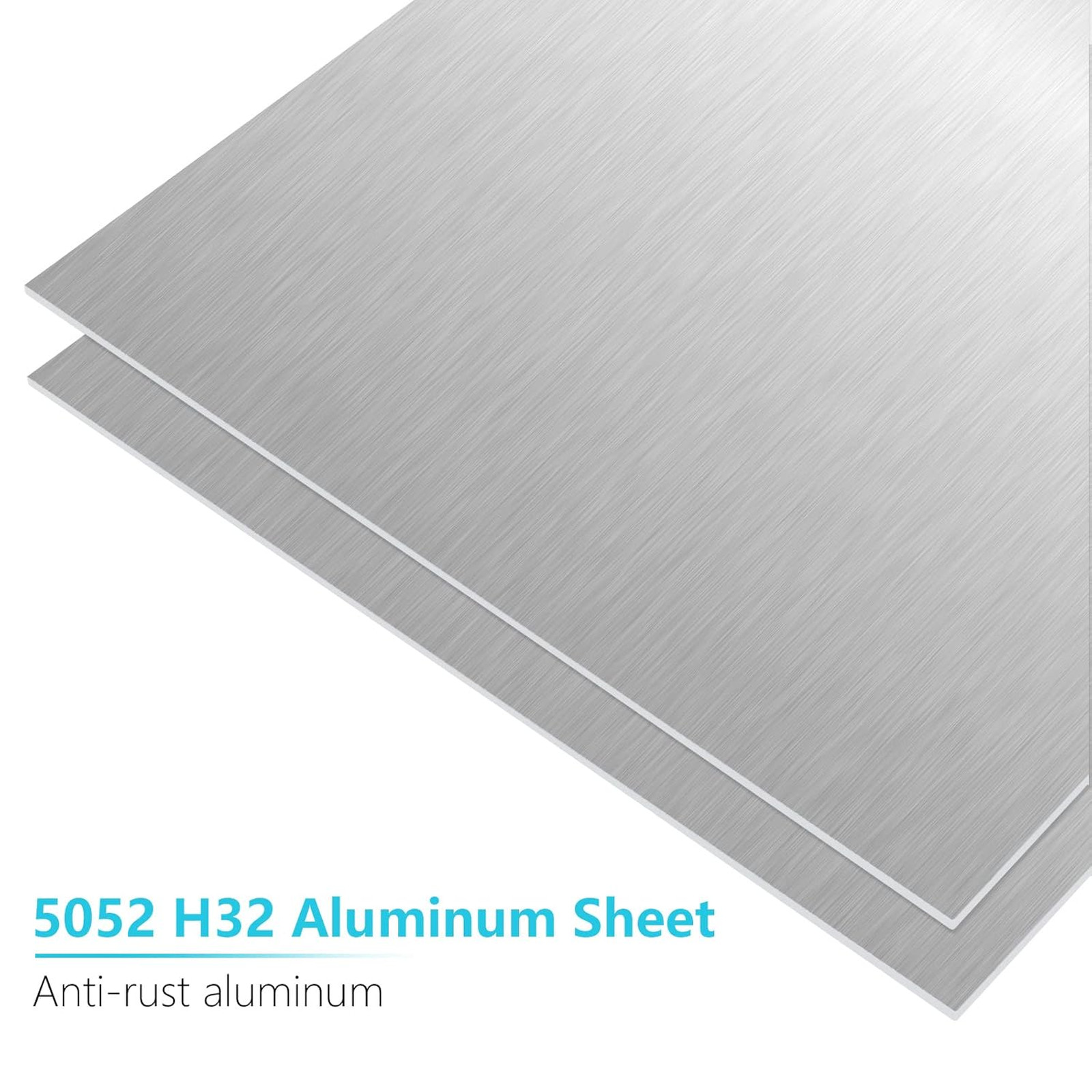 5052 H32 Aluminum Sheet Plate, 12 x 12 Inch, 1/16 Inch Thick, Copper Color