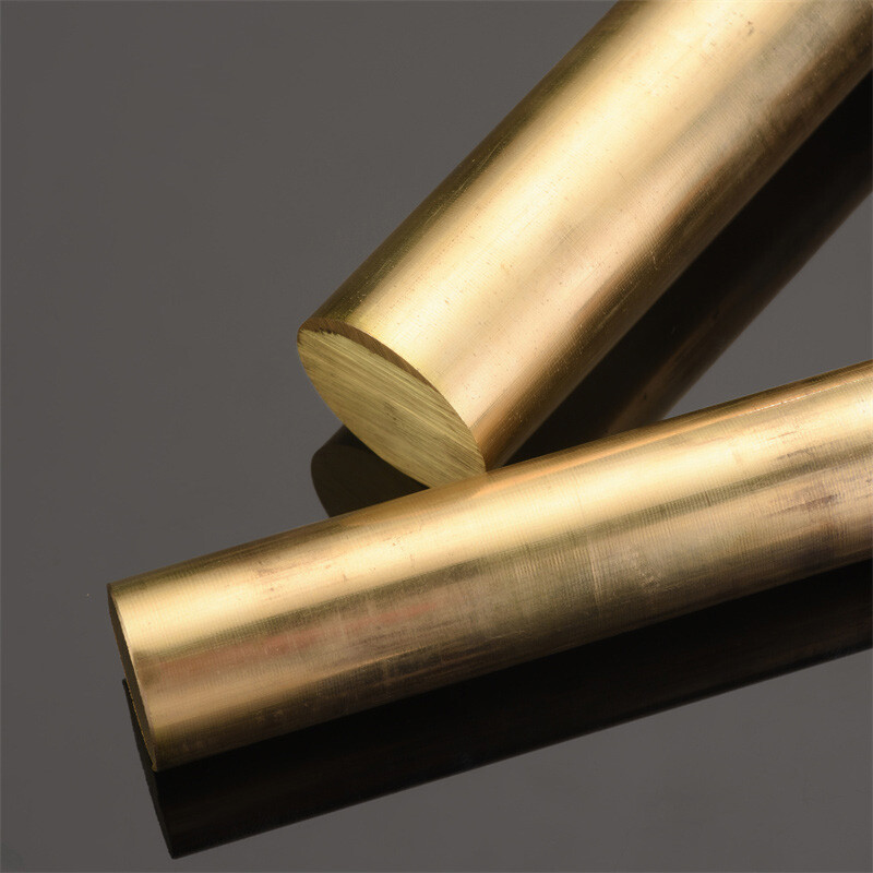 Brass Solid Round Bar H59, Length 200mm, Ø 12-22mm for DIY Crafts