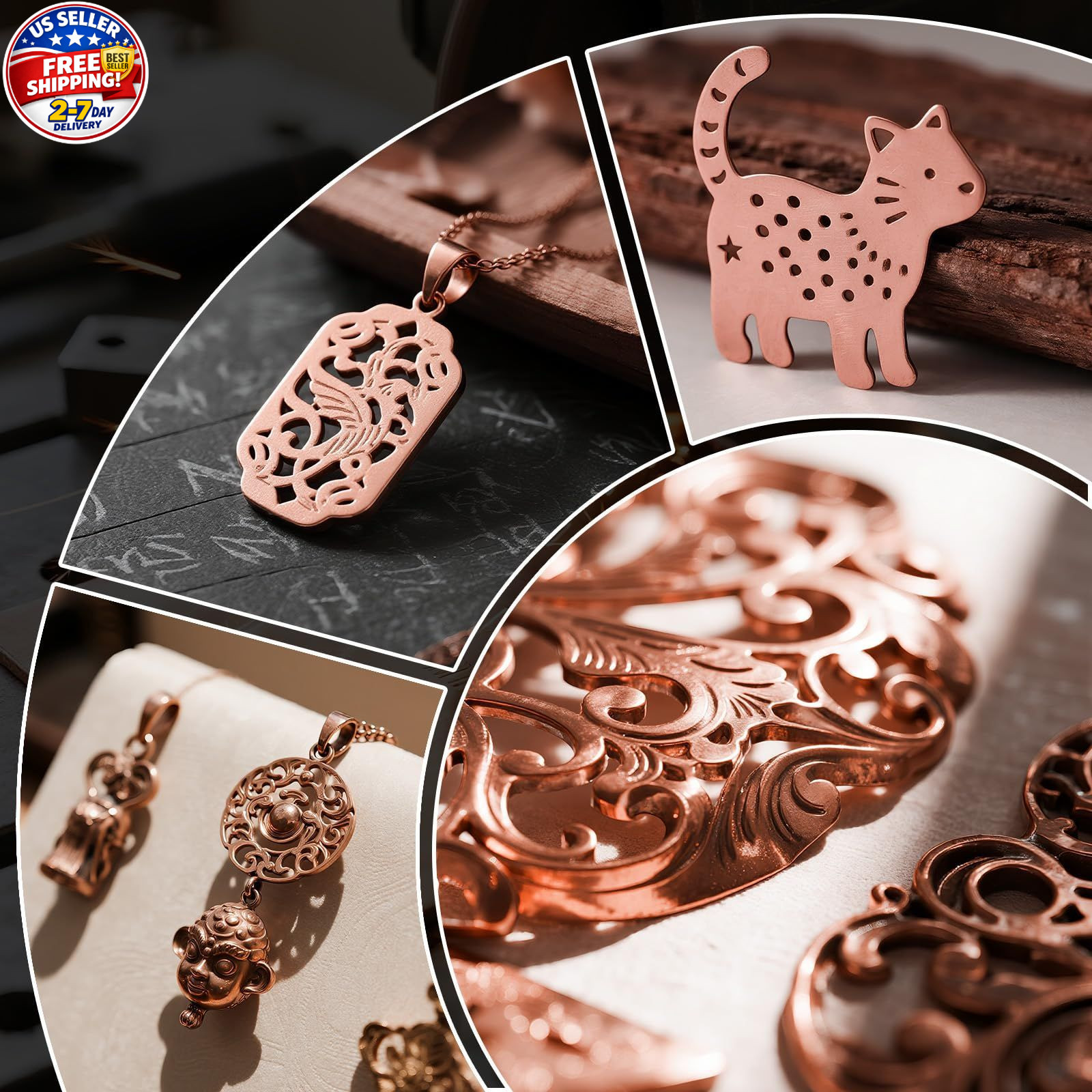 2 Pcs 99.9%+ Pure Copper Sheet, 6″ x 6″, 28 Gauge Thickness Copper Plates, 153 x