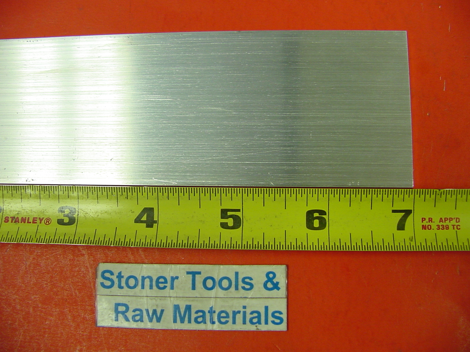 1/8″ X 2″ ALUMINUM 6061 FLAT BAR 7″ long T6511 Extruded Mill Stock Cut New
