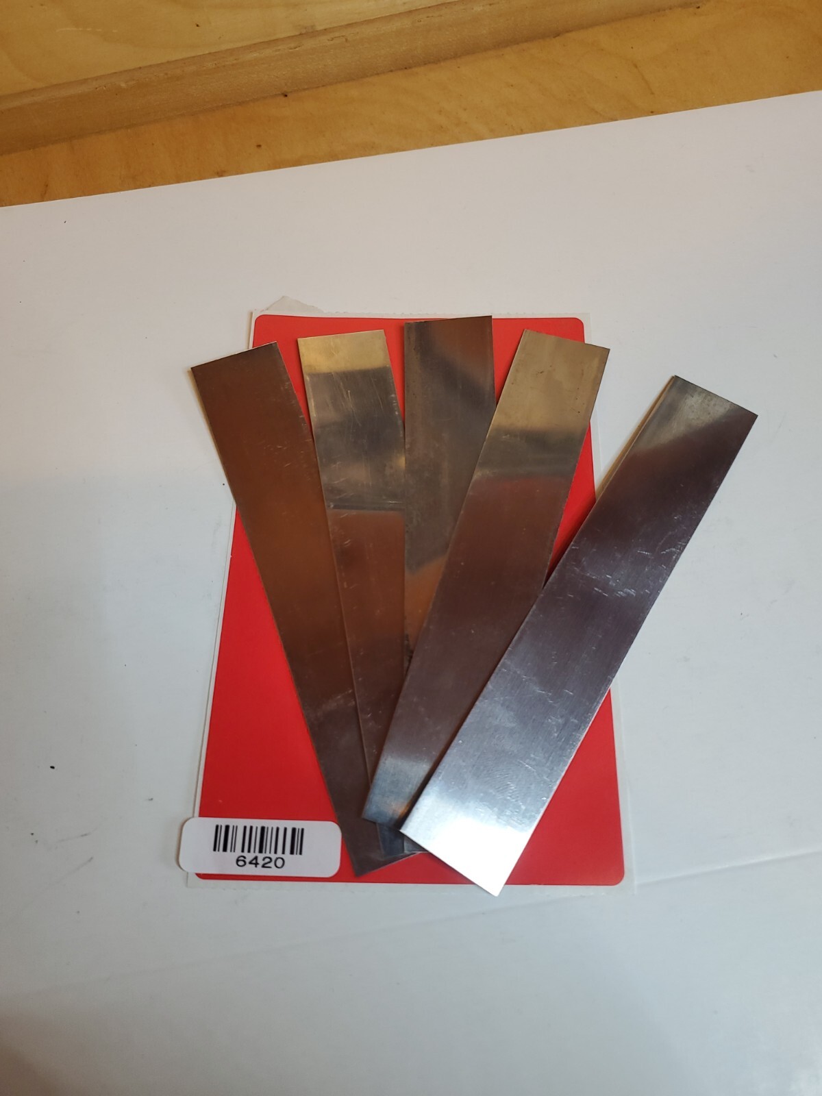 .015 shim stainless steel strip 5 PIECE LOT 1″ x 6+” long 0.015 015 430 Alloy