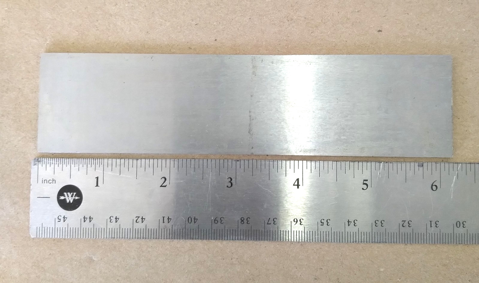 TOOL STEEL SHEET 5/64″ FLAT GROUND STEEL, LOT OF 4 VARIOUS LENGTH & WIDTH
