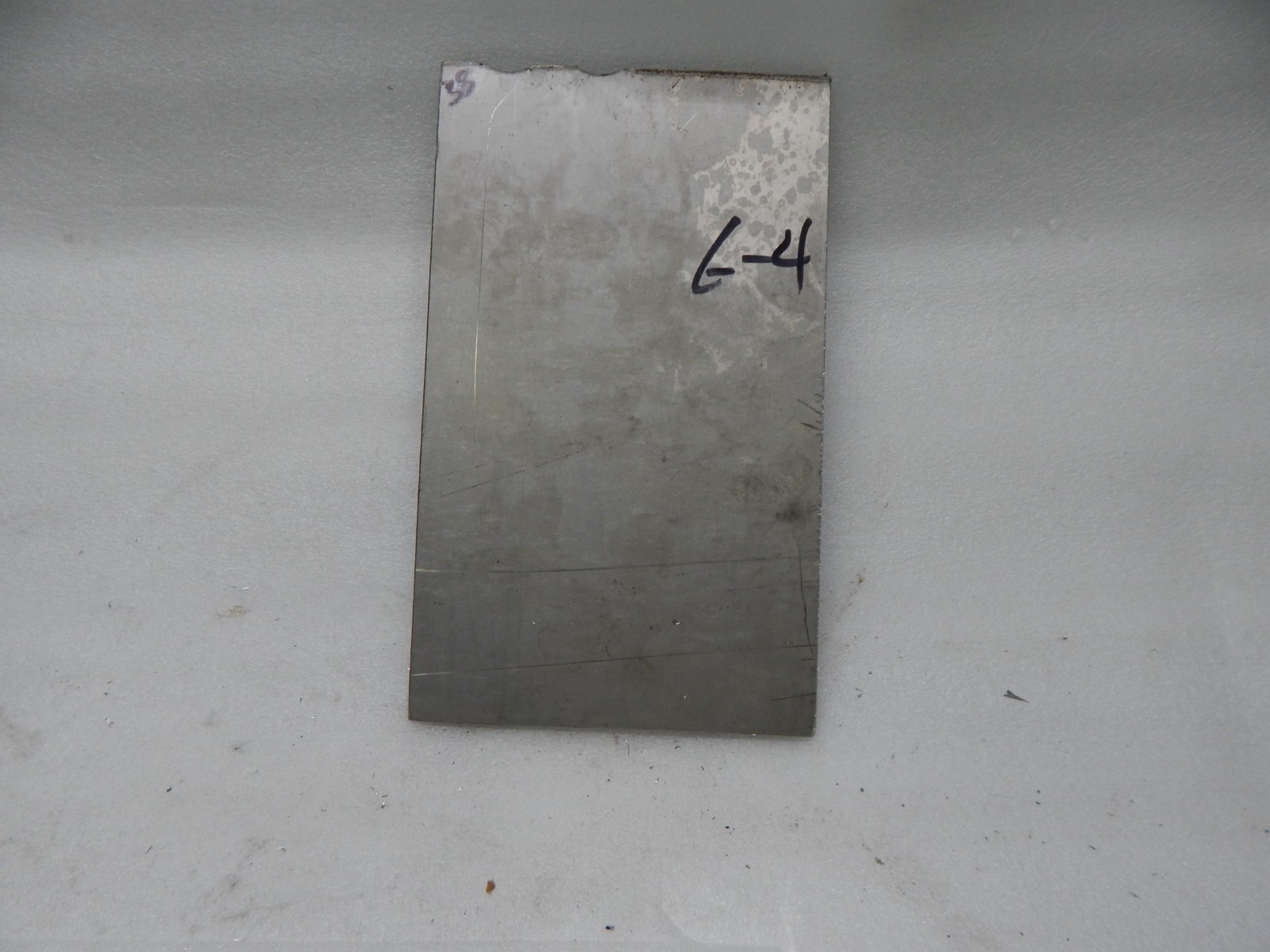 Titanium 6AL4V Sheet 12 x 5-3/8 inch .072 thick AMS 4911 Plate 1/16″ + thick