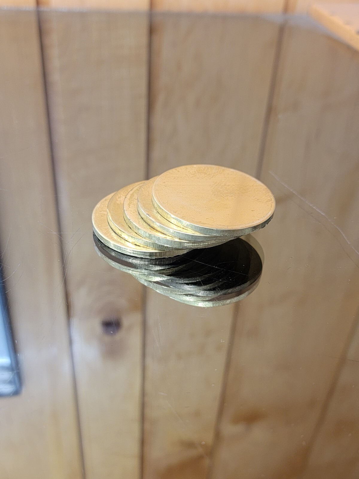 Brass Disk Circle Blanks 2″ Diameter 1/8” Thick 5 Pieces Disc Discs Disks