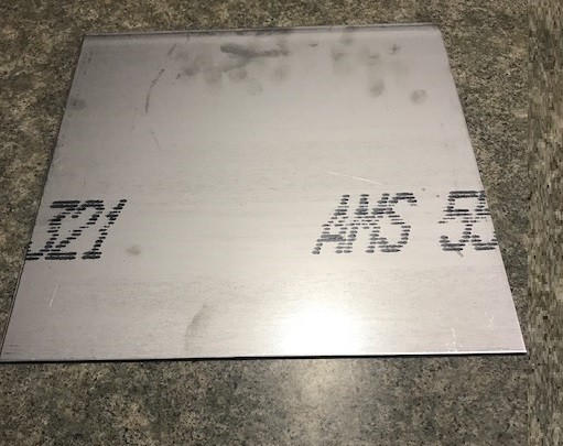 321 Weldable Stainless Steel Sheet, .080″ Thick x 12″ Wide x 12″ Length