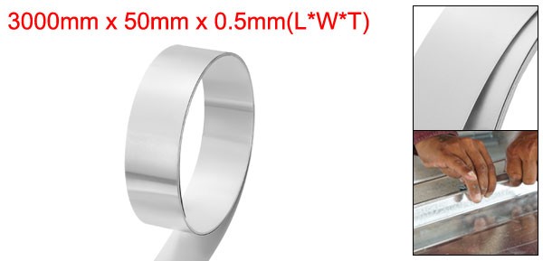 3000mm x 50mm x 0.5mm Aluminum Flashing Roll 1060 Aluminum Metal Roll Sheet