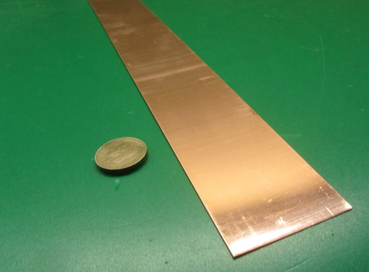 110 Copper Foil Soft Temper .007″ Thick x 2.0″ Wide x 50 Foot Length