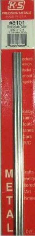 3/32×12 Round Aluminum Tube .014 Wall (3)