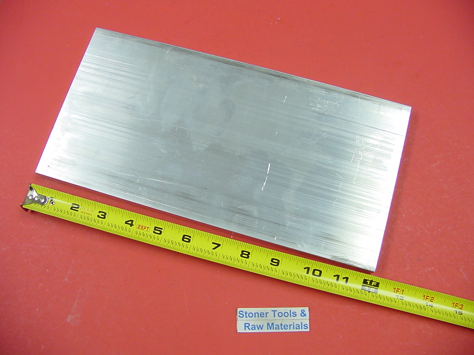 5/8″x 6″ ALUMINUM 6061 FLAT BAR 12″ long Solid T6511 Extruded Mill Stock Cut New