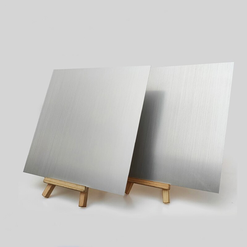 Thick 0.5/0.8/1.0/1.5/2.0mm Silver Brushed Anodized Aluminum Oxide Plate 5052