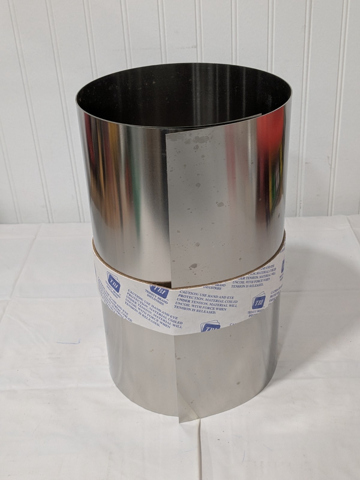 Trinity Metal Shim Stock: Roll, 0.0200" Thick, 50" L, 12" W, 302