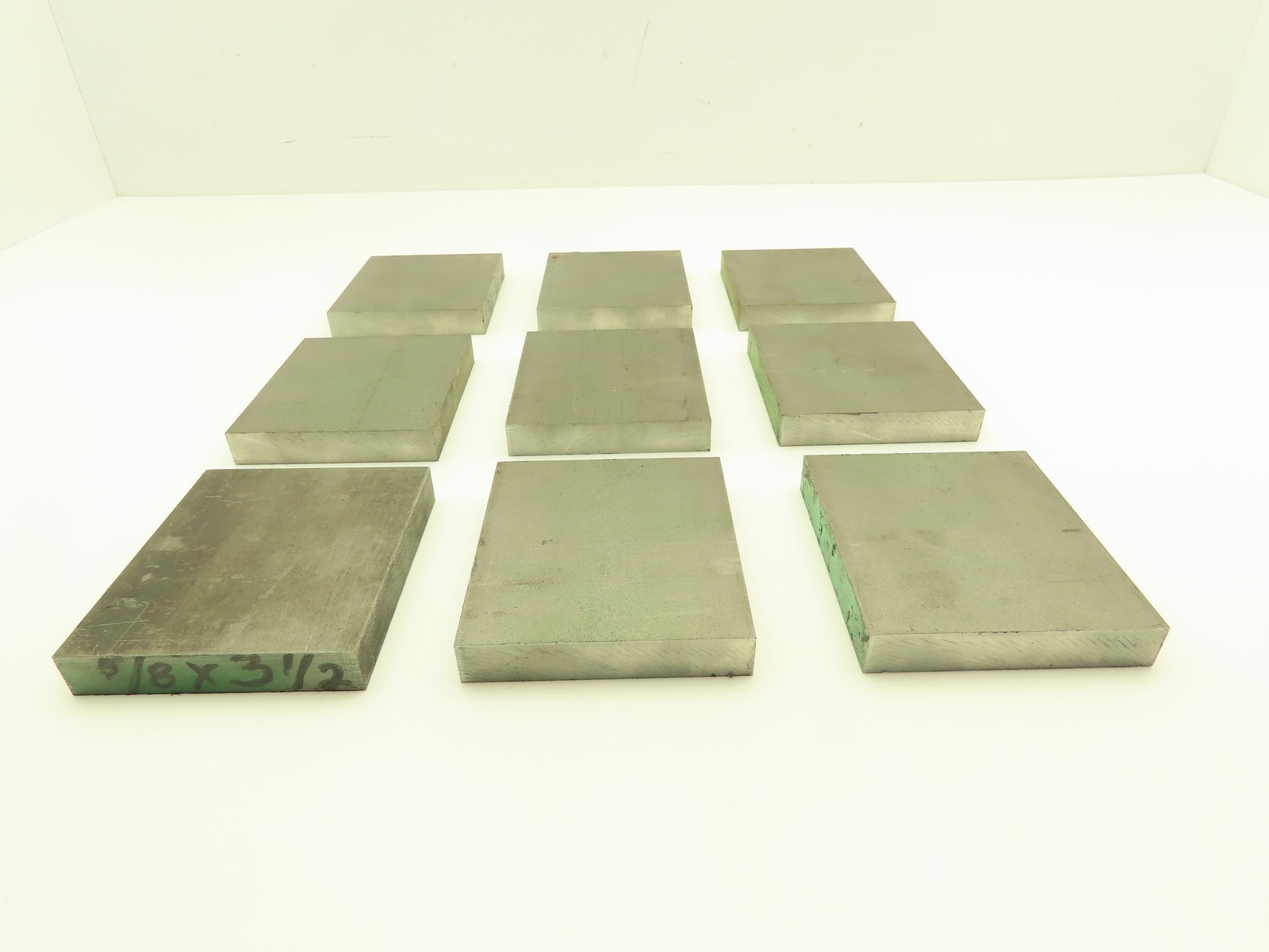 1018 Cold Rolled Steel Flat Bar Stock 5/8″x 3-1/2″x 4″L Lot of 9 Blocks