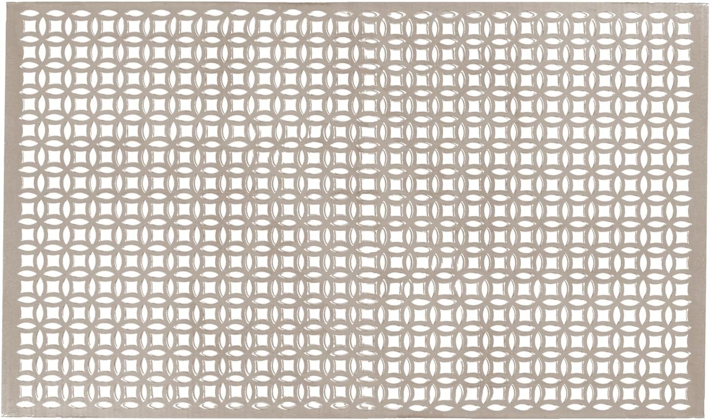 Satin Nickel Aluminum Sheet 12x24x.020 Elliptical