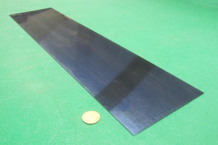 1095 Full Hard Spring Steel Shim 0.005″ Thick x 6.0″ Width x 25″ Length