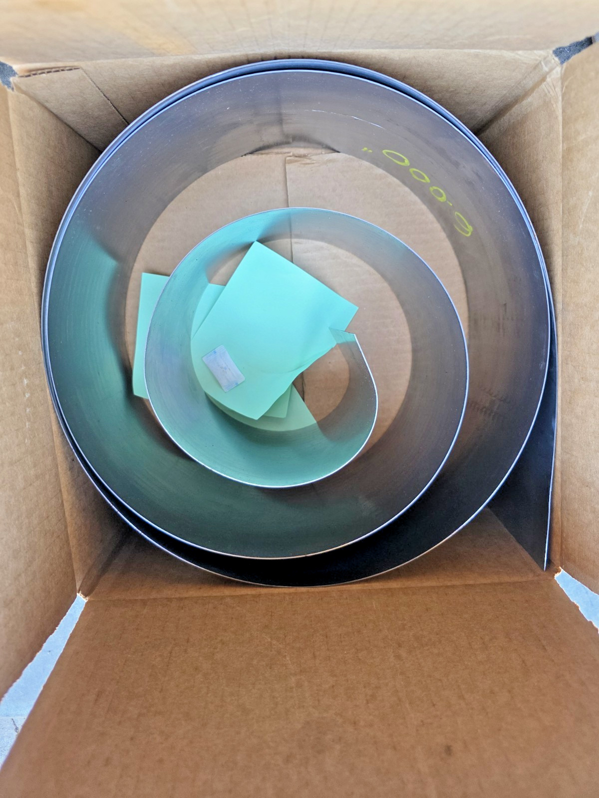 Shop Aid 0.80mm Steel Shim Stock Roll 150mm x 2.5m Metal Sheet Strip New