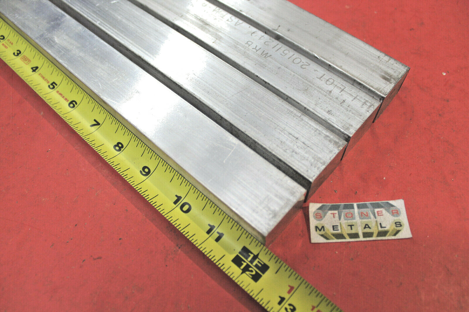 4 Pieces 1″ X 1-1/4″ 6061 ALUMINUM FLAT BAR 12″ long T6511 NEW SOLID MILL STOCK